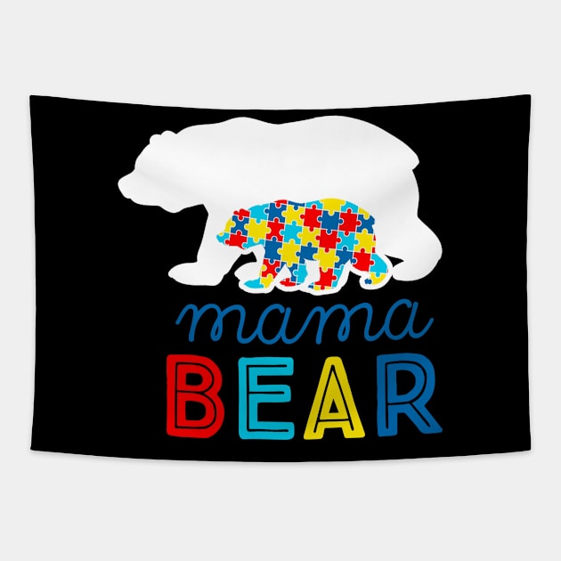 mama bear Tapestry by busines_night