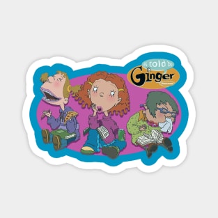 Retro Cartoon Girl G Magnet