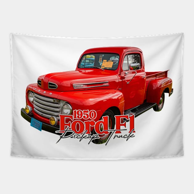 1950 Ford F1 Pickup Truck Tapestry by Gestalt Imagery