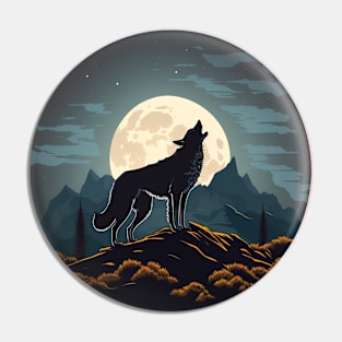 wolf Pin