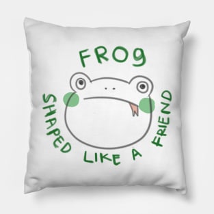 frog shaped like a friend Pillow