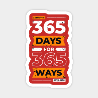 365 days 365 ways Magnet