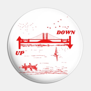 Up end down Pin
