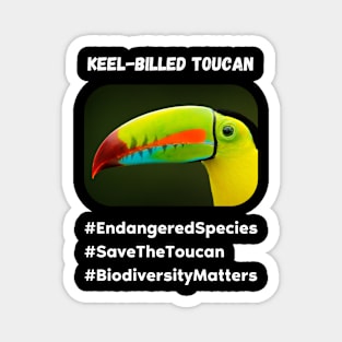 Endangered Toucan Magnet