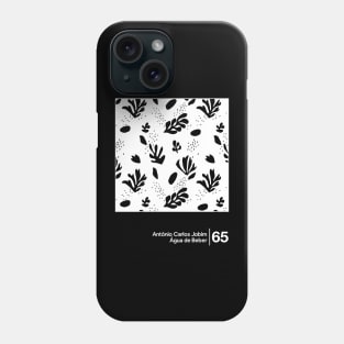 Tom Jobim / Minimal Style Graphic Artwork Design Phone Case