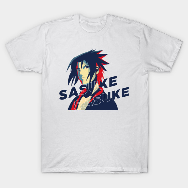 Obama Hope Style Sasuke Illustration Anime And Manga T Shirt Teepublic