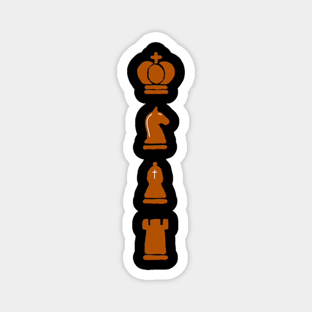 Chess piece Magnet by Moondrip.wrld