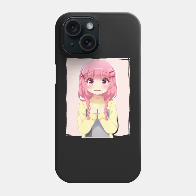 Kaos Embarrassed! Phone Case by KokoroPopShop