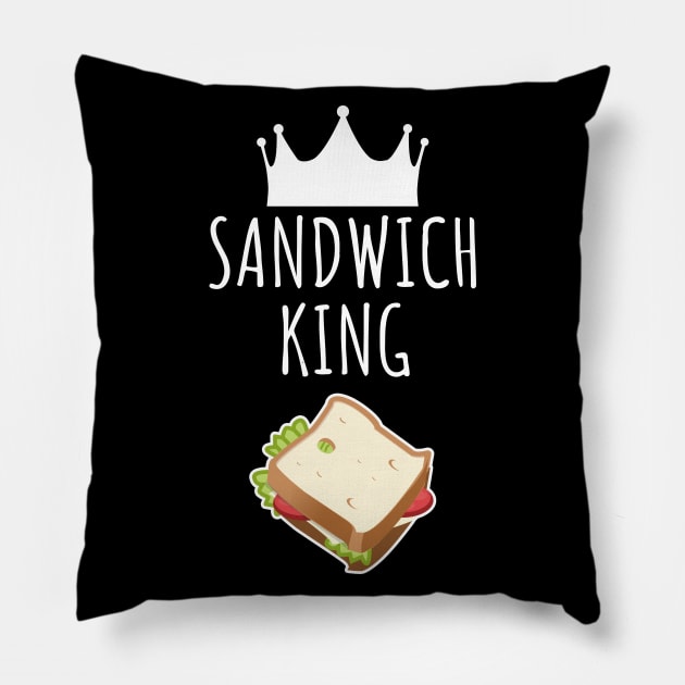 Sandwich King Pillow by LunaMay