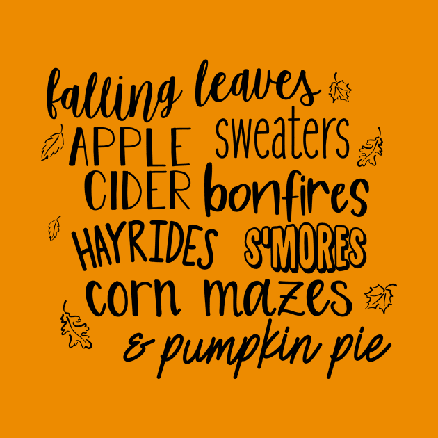 Fall Things by FontfulDesigns