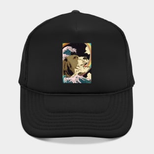 SHIH TZU DOG GREAT WAVE RAINBOW SHIRT Hat