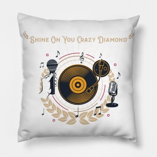 Shine On You Crazy Diamond (pink floyd) Pillow