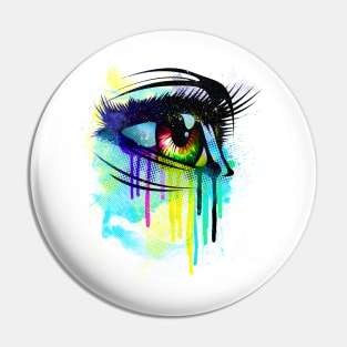 Tears of colors Pin