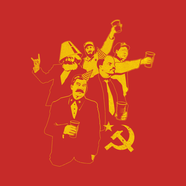 THE COMMUNIST PARTY (1 COLOR VARIANT) - Retro - T-Shirt | TeePublic