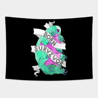 Born Survivor Tardigrade Tapestry