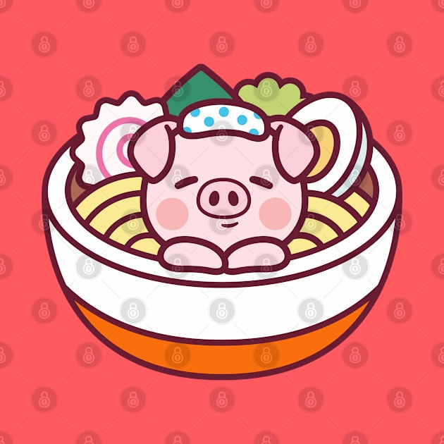 Tonkotsu Ramen Kawaii by kudasai