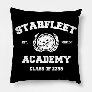 Starfleet Acadmey Class of 2258 White Pillow