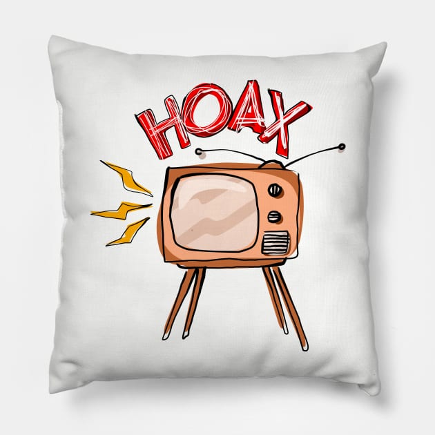 hoax #1 Pillow by pinokio