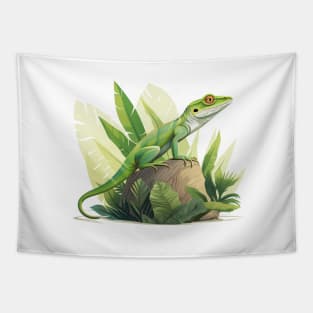 Green Anole Tapestry