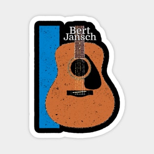 Bert Jansch 60s Acoustic Guitar Magnet