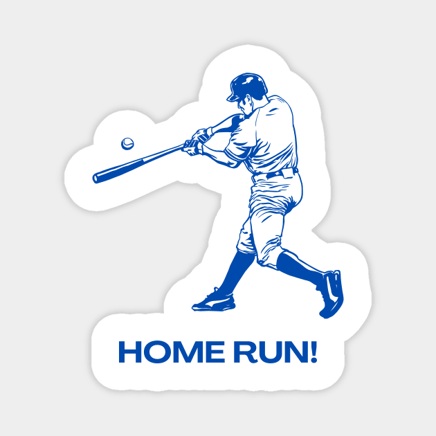 Home run! I hope the bases were loaded. Magnet by SplinterArt