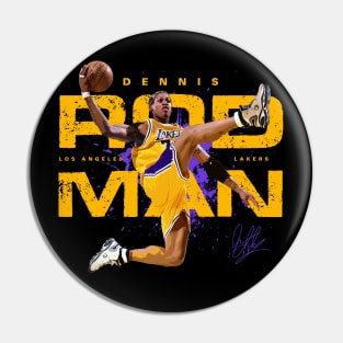 Dennis Rodman Lakers Pin