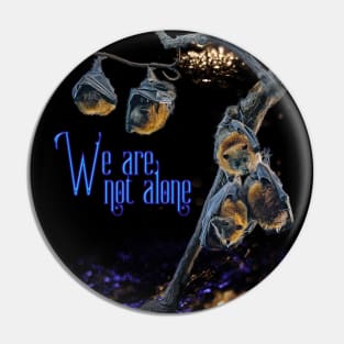 We are Not Alone Pin