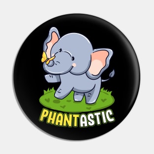 Phantastic Cute Animal Elephant Lovers Tee Elephant Lovey Pin