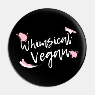 Whimsical vegan design Pin