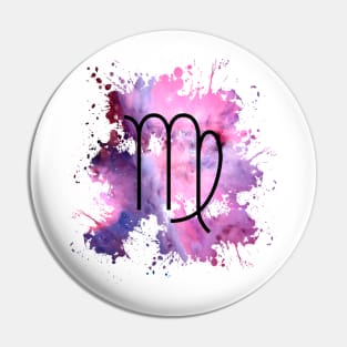 Virgo Abstract Pin