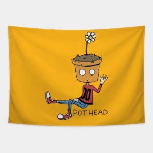 Pot Head Tapestry