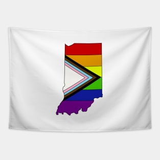 Progress pride flag - Indiana Tapestry