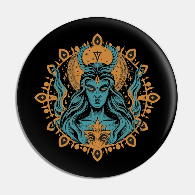 Dark Arts Chronicles: Spiritual Awakening Pin by Lucifer