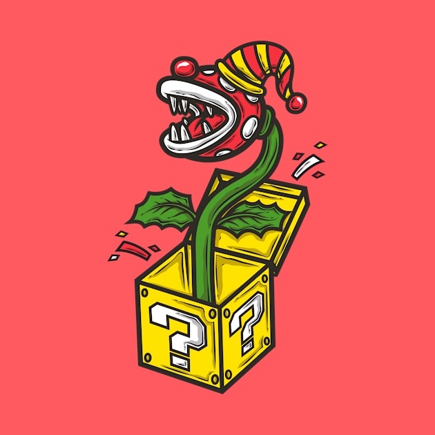 Killer Plant Clown in a Box by krisren28