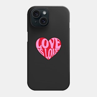 Love is love heart Phone Case