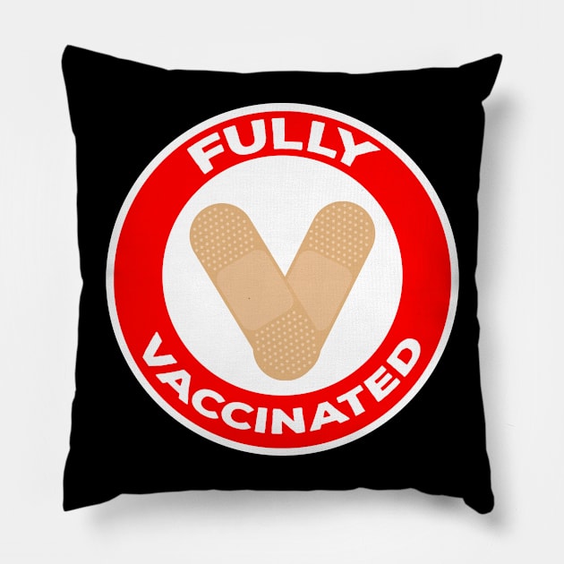 Fully Vaccinated Pillow by DiegoCarvalho