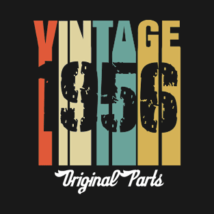 Vintage 1956 Original Parts Retro Vintage Birthday Gifts 64s T-Shirt