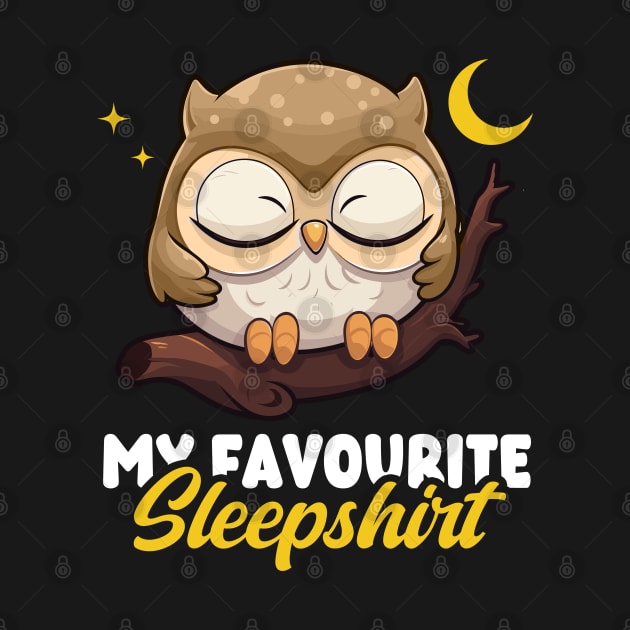 My Favourite Sleepshirt Cute Owl by Infinitee Shirts