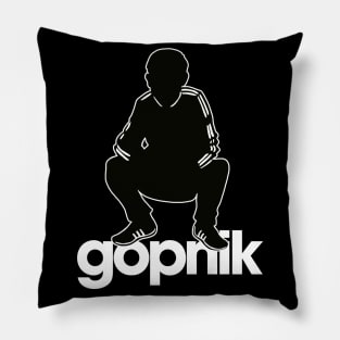 Slav Squat // Gopnik Gopnitsa Subculture Slavic Design Pillow