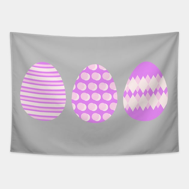 Eggspert Easter Eggs - Decorated Eggs in Pink Tapestry by skauff