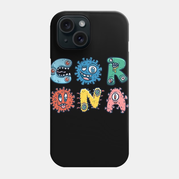 covid 19 virus Phone Case by sufian