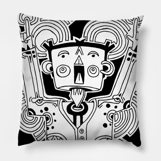 Conductor Pillow by yeknomster