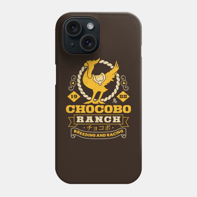 Chocobo Ranch Emblem Phone Case by Lagelantee