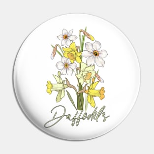 Daffodils-Spring flowers Daffodils Pin
