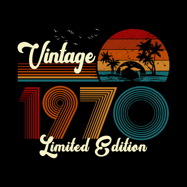 Vintage 1970 Shirt Limited Edition 50th Birthday Gift by Damsin