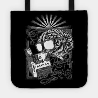 Reading cures idiocy! - Black version Tote