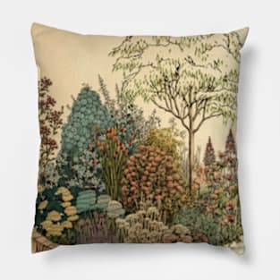 Beautiful Wildflowers garden Pillow