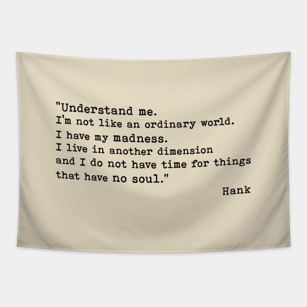 Understand me Tapestry by Blacklinesw9