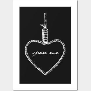 Hangmans Noose silver necklace & pendent | emo goth cool fashion rock tattoo