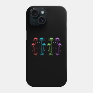 colorful mushrooms Phone Case